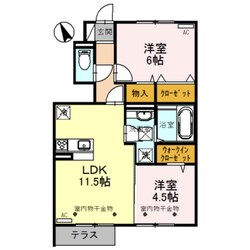 グラン ストリーツ　B棟の物件間取画像